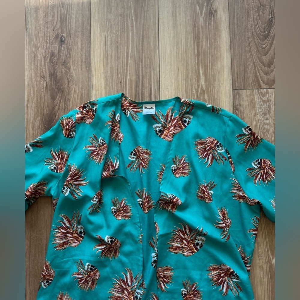 Wrangler womens Aztec western kimono size large - Picture 3 of 5